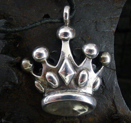 Shop King Baby Studio Sterling Silver Skull Padlock Pendant Necklace