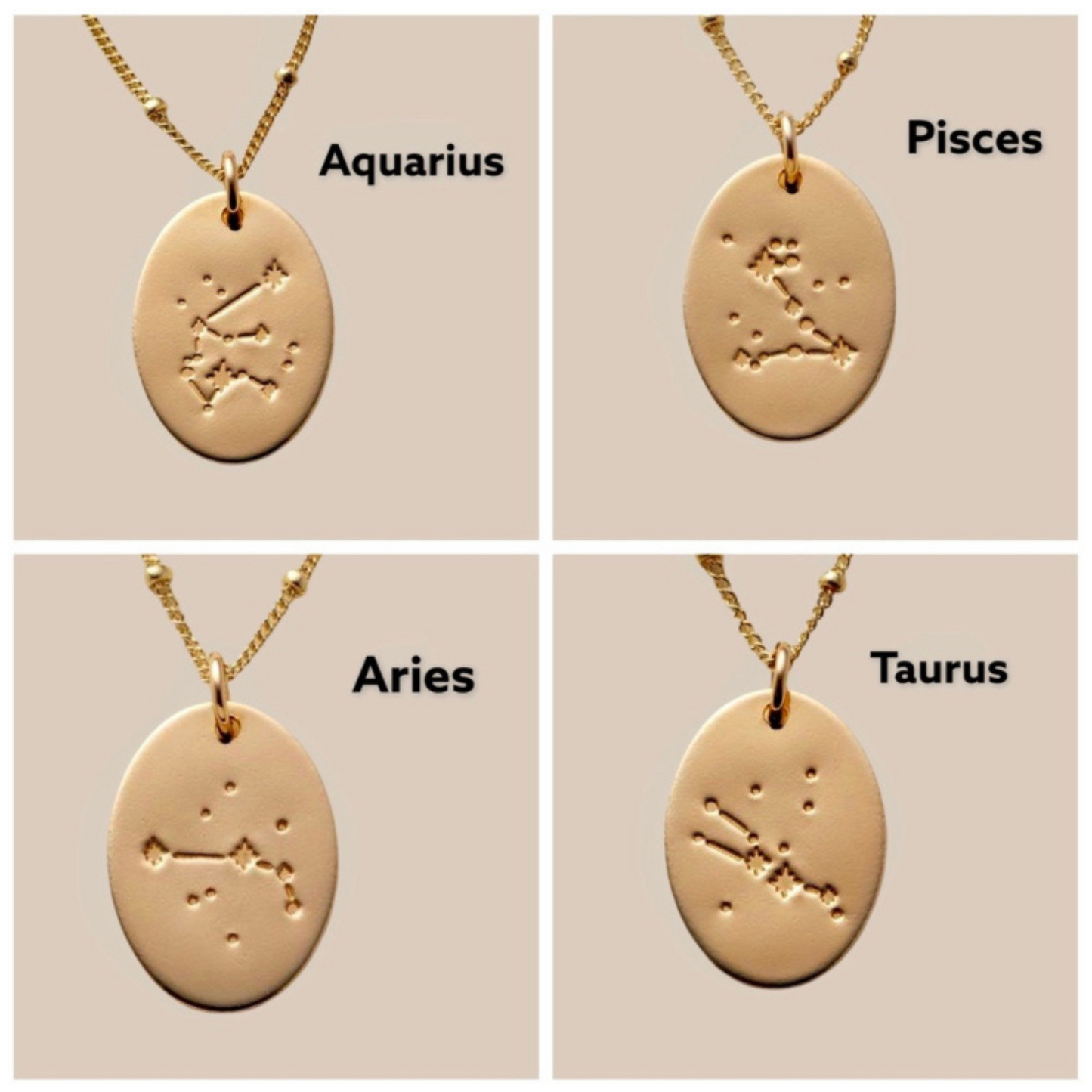 Leo Constellation Zodiac Necklaces