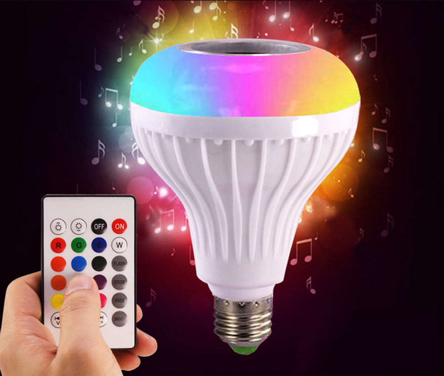 wireless speaker led light bulb