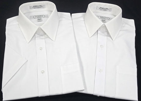 big and tall white short sleeve dress shirt