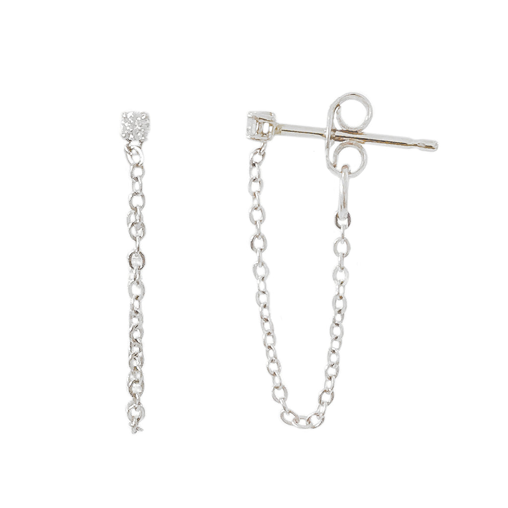 Louis Vuitton Idylle Blossom Ear Stud, White Gold and Diamonds - per Unit Grey. Size NSA