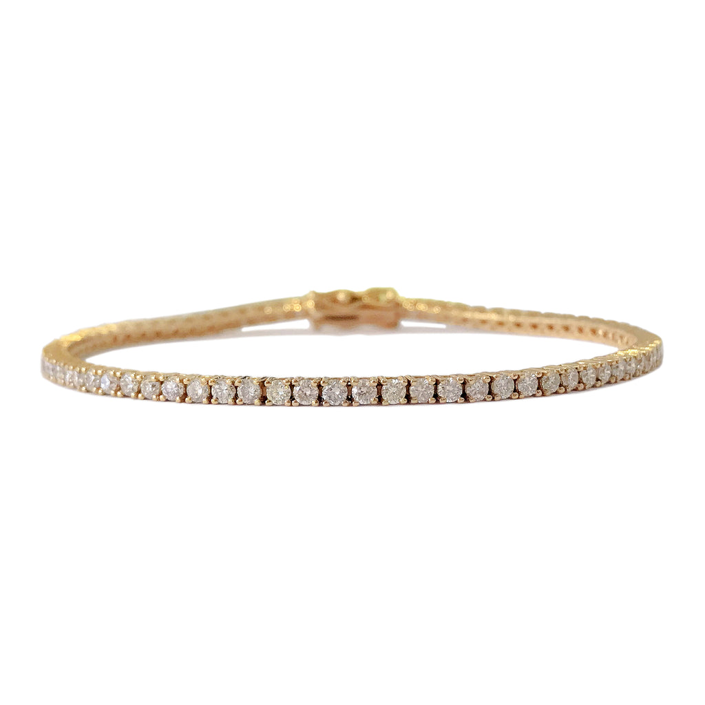 14K Gold Diamond Tennis Bracelet – Nana Bijou