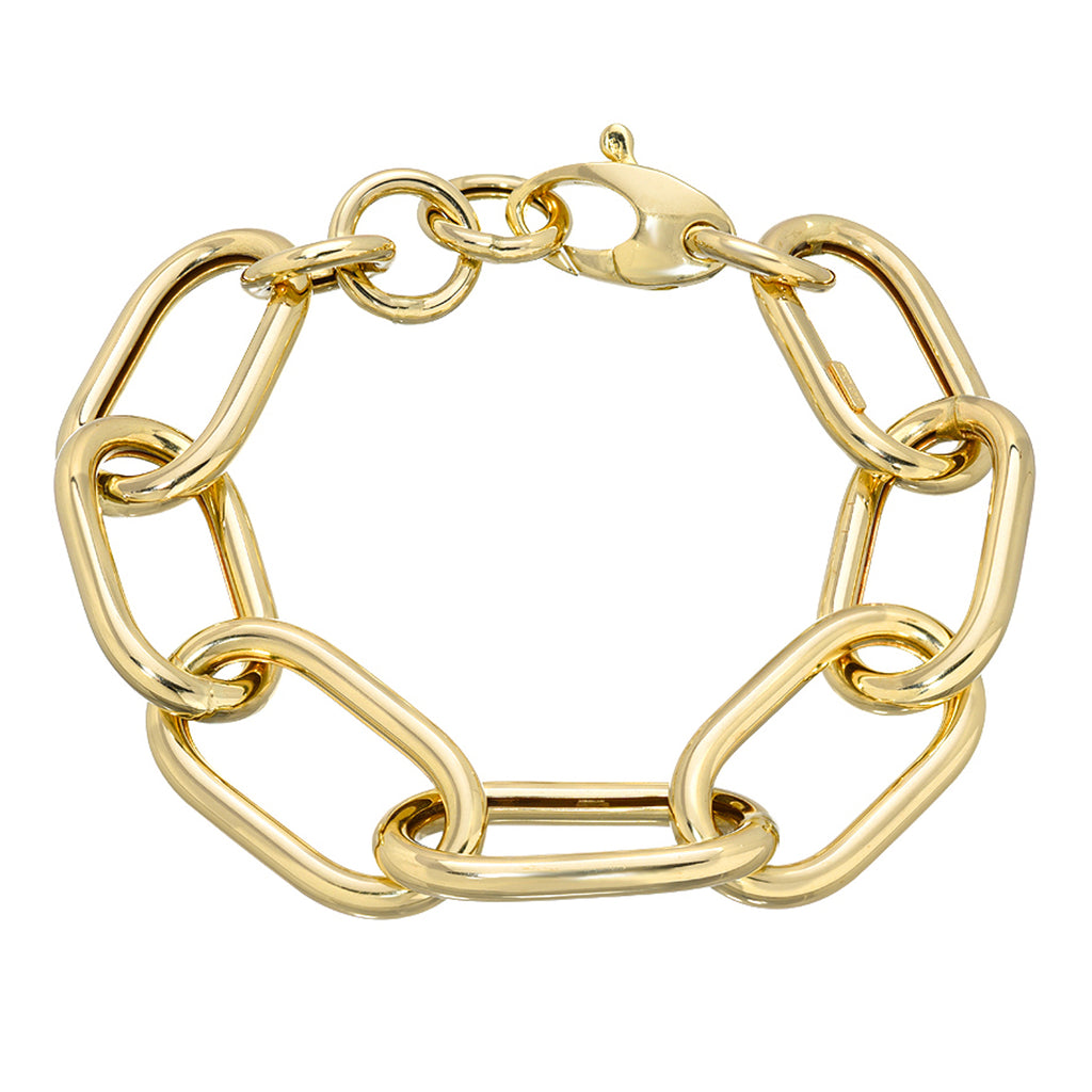 gold thick bracelet