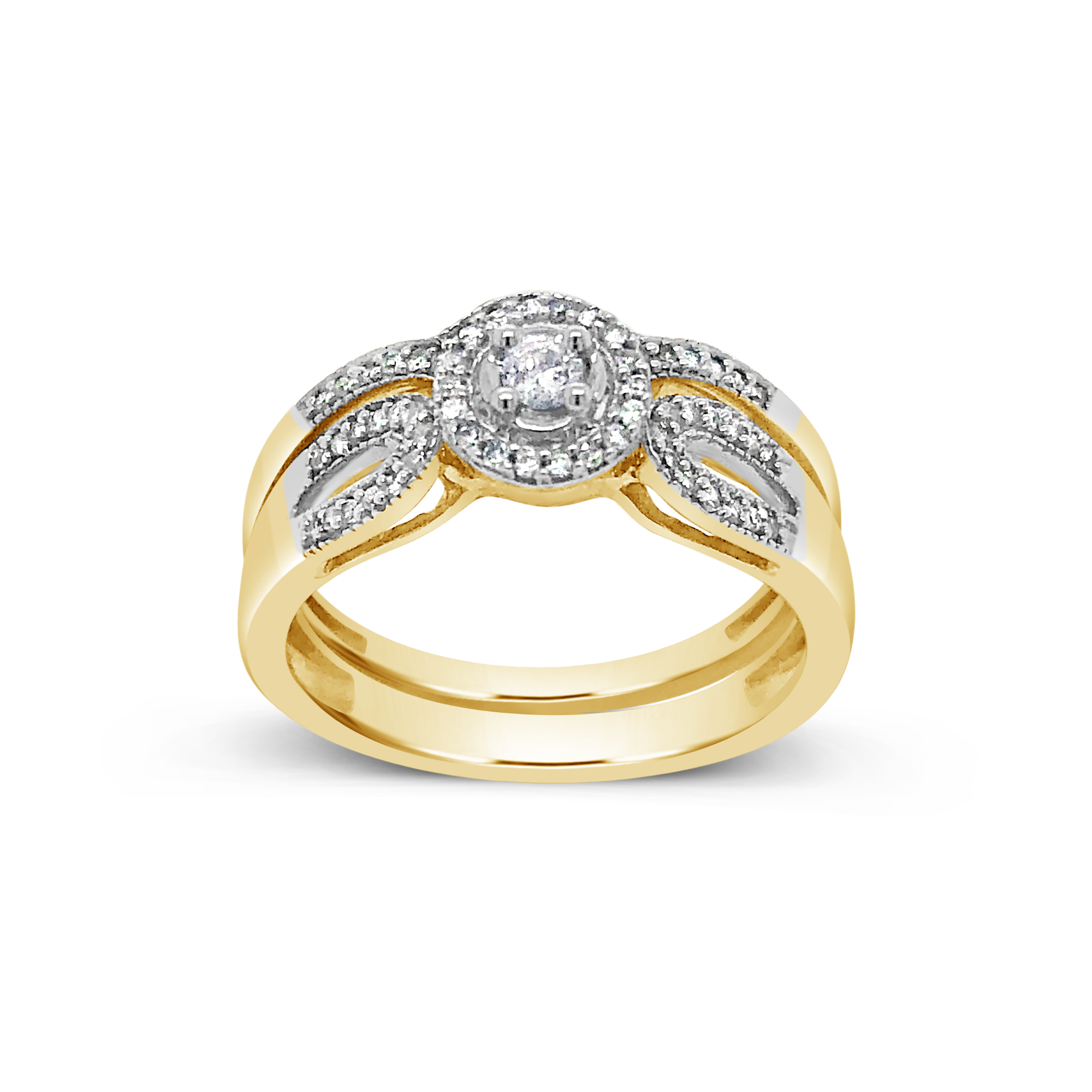 Beautiful Engagement Ring in Art Deco Style · Creative Fabrica