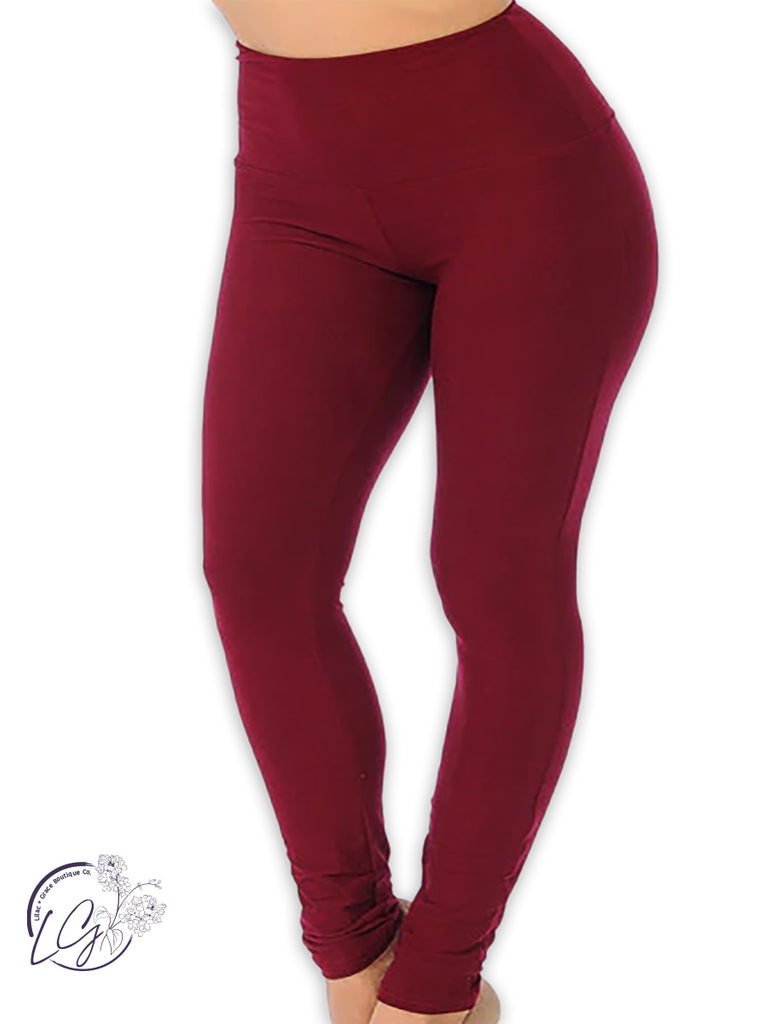 Curvy Buttery Soft Basic Solid High Waisted Legging in Navy – Lilac & Grace  Boutique, Co.