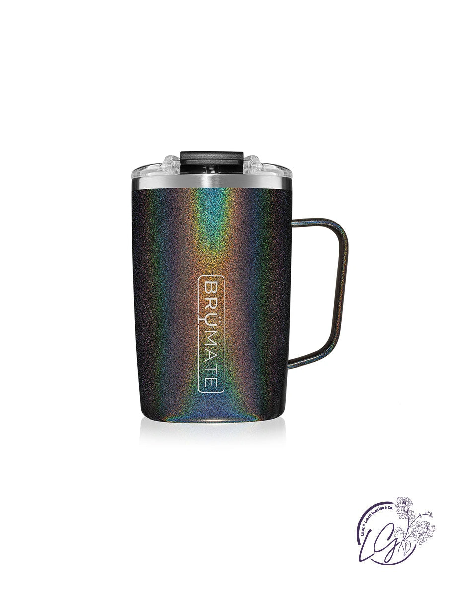 BruMate Glitter Charcoal Toddy 16 oz