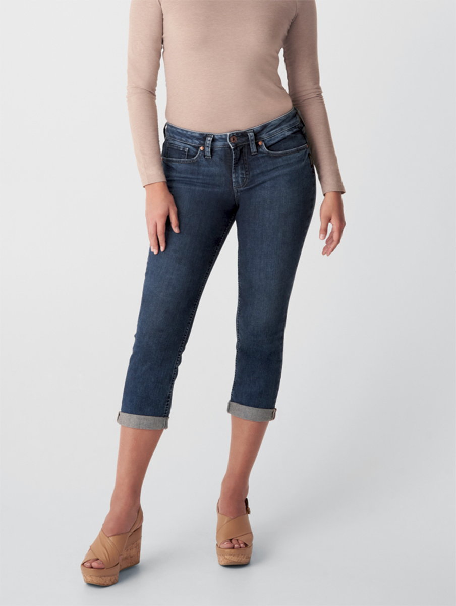 Silver Jeans Co. Suki Mid Rise Capri Jeans