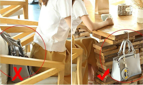 How to Use Purse Hooks in Restaurants
