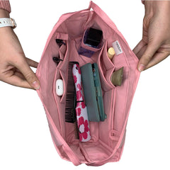 Purse Bling Exclusive Zippered Purse Organizer Insert with items