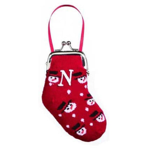 Monogram Snowman Coin Purse Ornaments - N