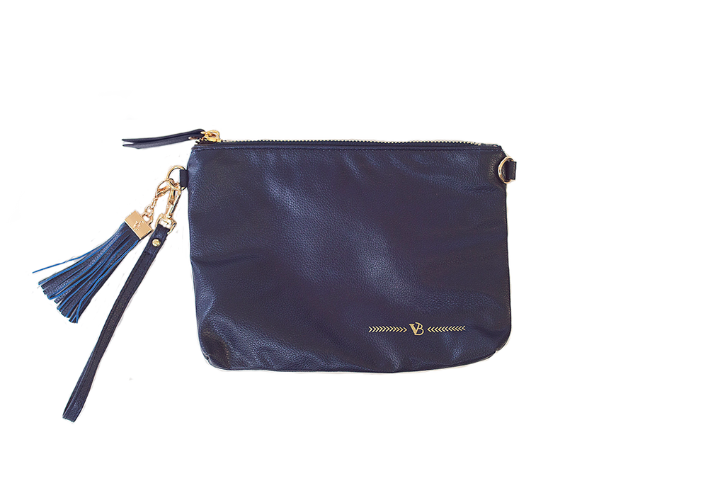 french navy clutch bag