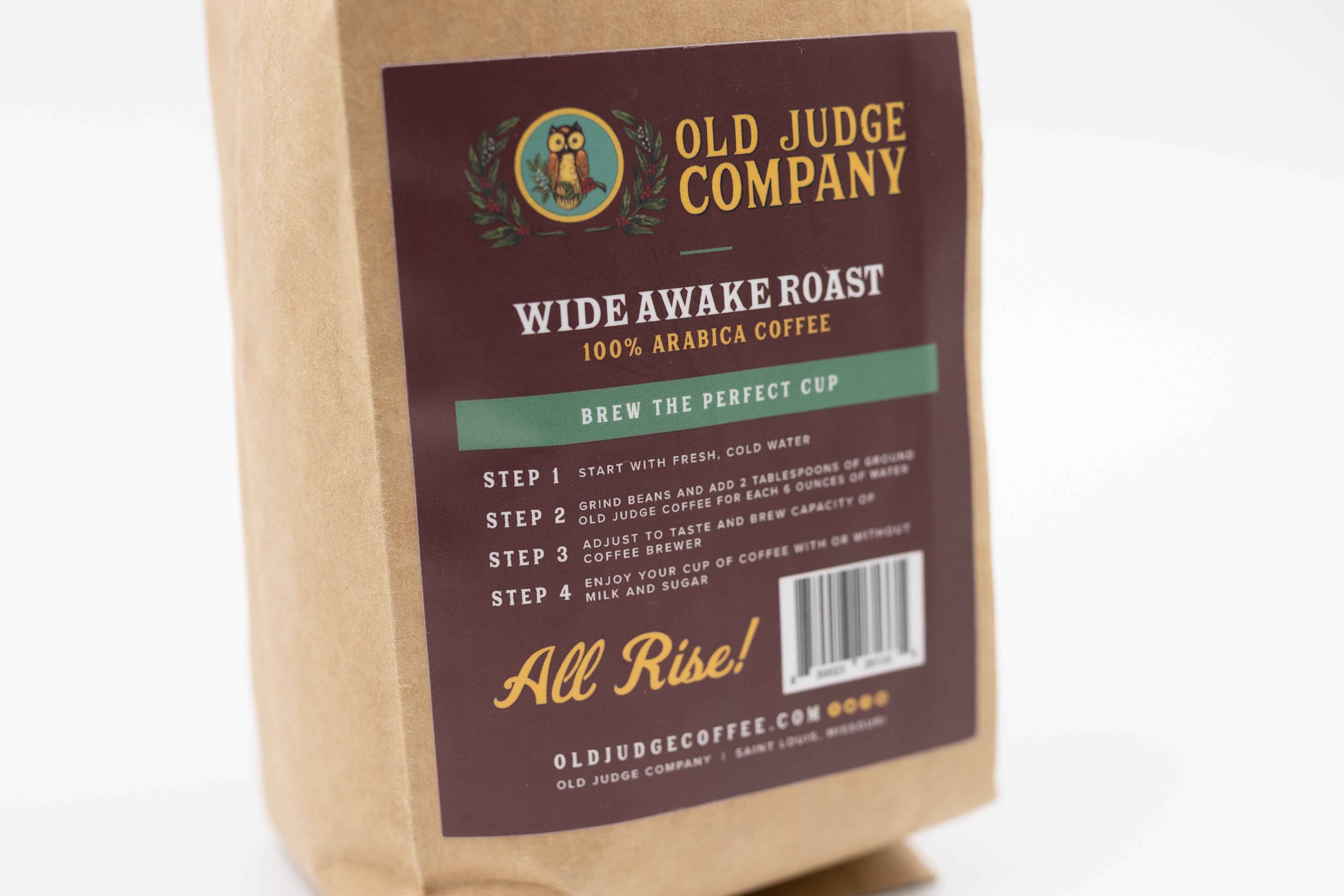 Old Judge Coffee: Wide Awake Roast (Dark Roast, Whole Bean)