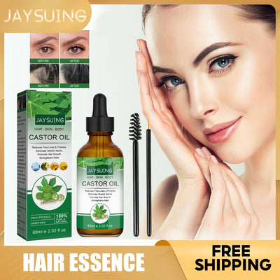 Jaysuing Hair Essence Hair Care Essential Castor Oil Conditioner Soft  Prevent Hair Loss Nourish Repir Hair Growth Hair Care(60ml), jaynehoe