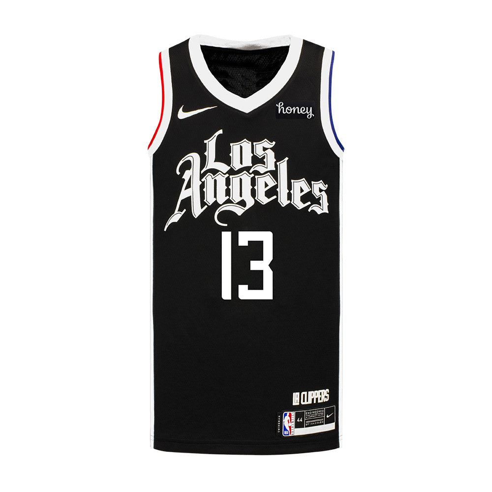 Youth Paul George Nike 2020/21 City Edition Swingman Jersey | Clippers Shop