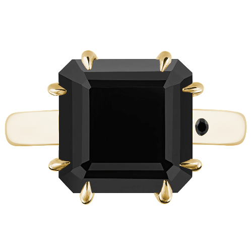 BLACK SPINEL 5CT ASSCHER CUT - Customer's Product with price 620.00 ID mefJ6I8kf4lKczy4NjZq8Jqh