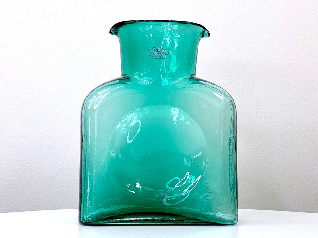 Blenko Glass Ice Blue Water Carafe — Hillyer House