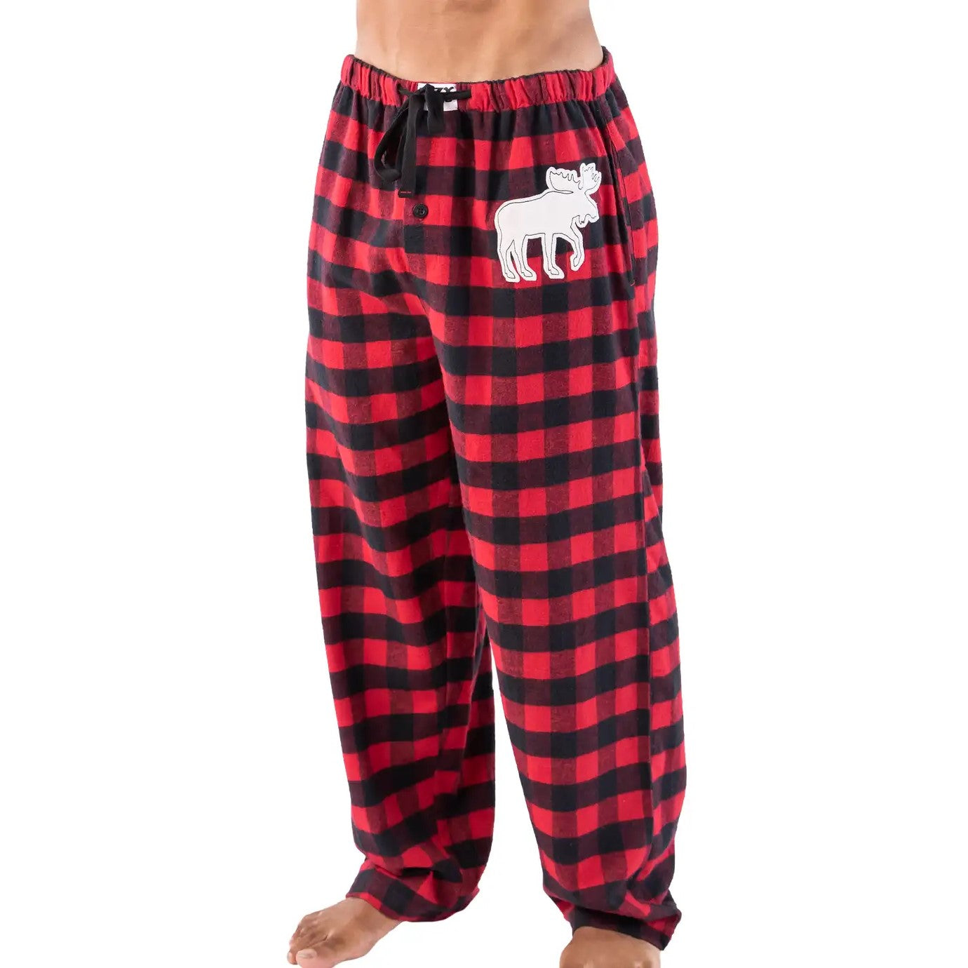 Red Plaid Pajama Boxers - Forests, Tides, and Treasures