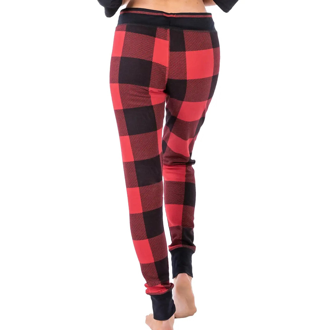 Moose Plaid Womens Pajama Boxers - Forests, Tides, and Treasures