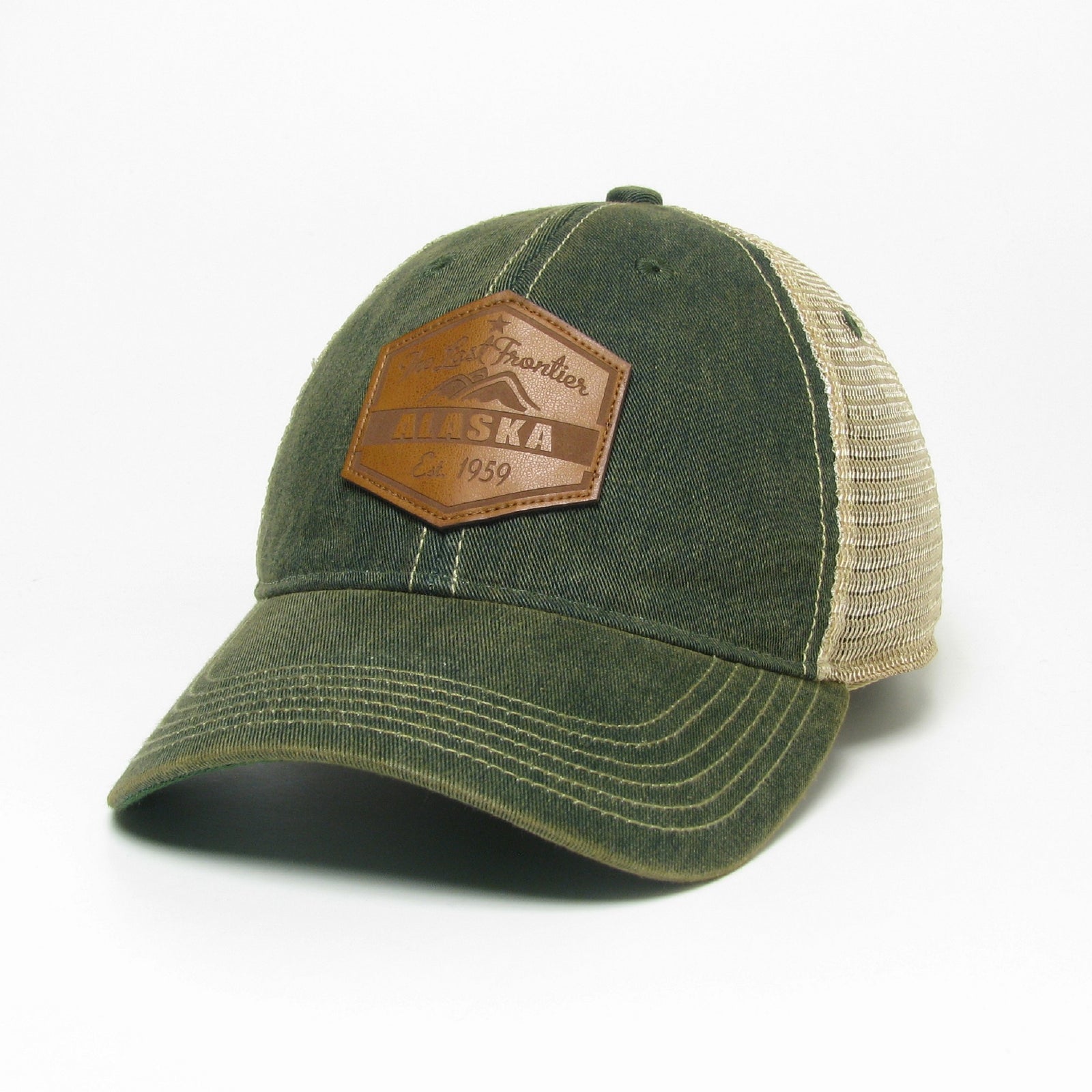 Alaska Mountain Sunset Trucker Hat - Forests, Tides, and Treasures