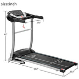 GT Electric Folding Treadmill Motorized Running and Jogging Fitness Machine for Home Gym with 12 Preset Programs