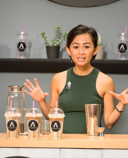 Annee Nguyen talking on Shark Tank Australia.