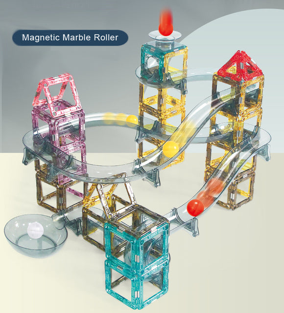 magnetic marble roller coaster