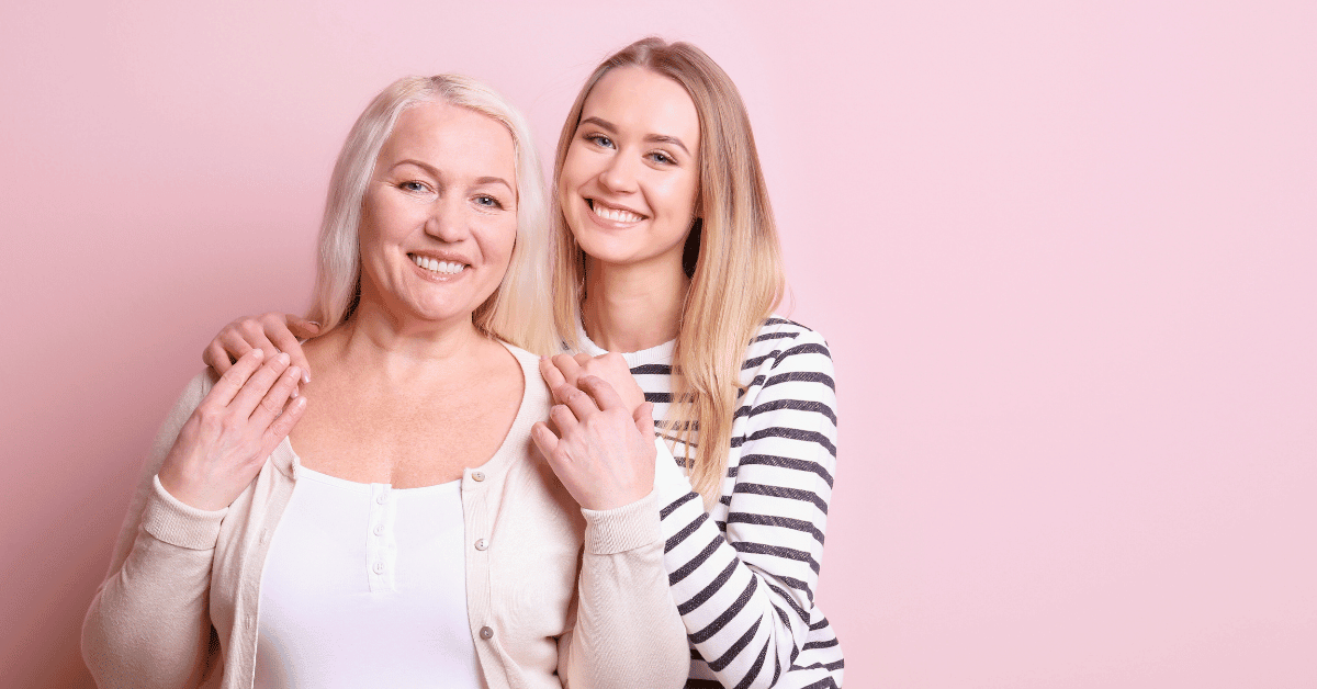 Mother and daughter picture