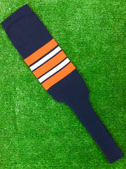 navy blue and orange baseball cleats