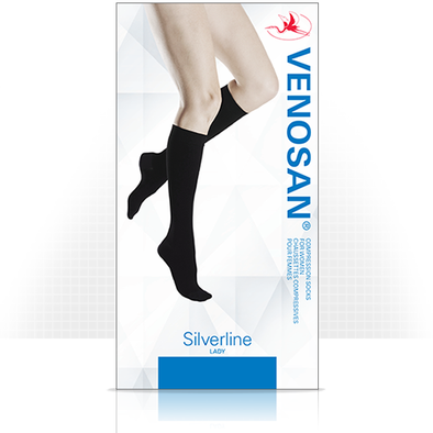 Venosan Silverline Men's Compression Socks, 20-30 mmHg – One Stop  Compression Sox