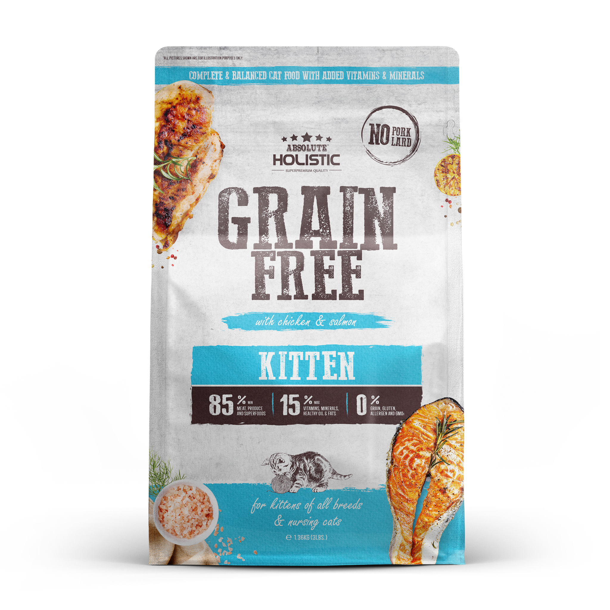 grain free kitten dry food