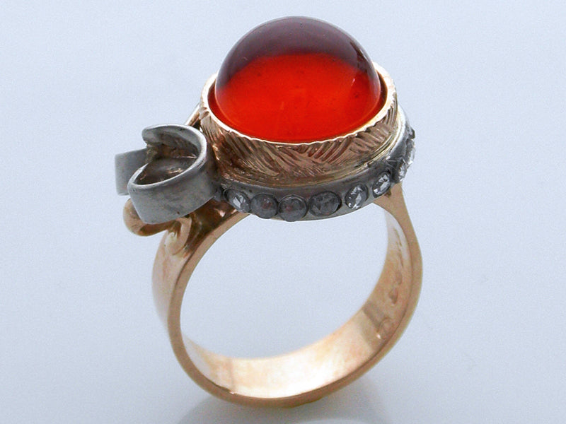 Fire Opal Ring