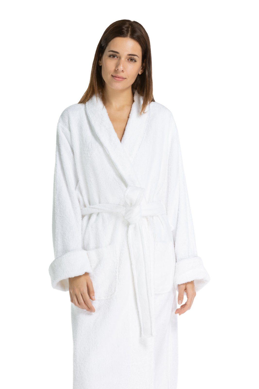 Download Women's Robes | Full Length Terry Cloth Spa Robe | Fishers ...