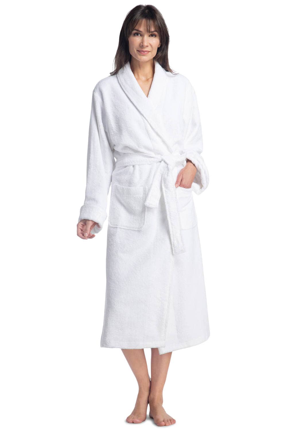 Women's Robes |Terry Cloth Robe, Full Length Spa Robe | Fishers Finery