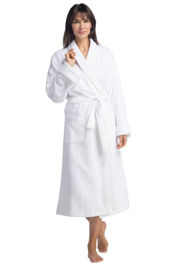 Women's Robes |Terry Cloth Robe, Full Length Spa Robe | Fishers Finery