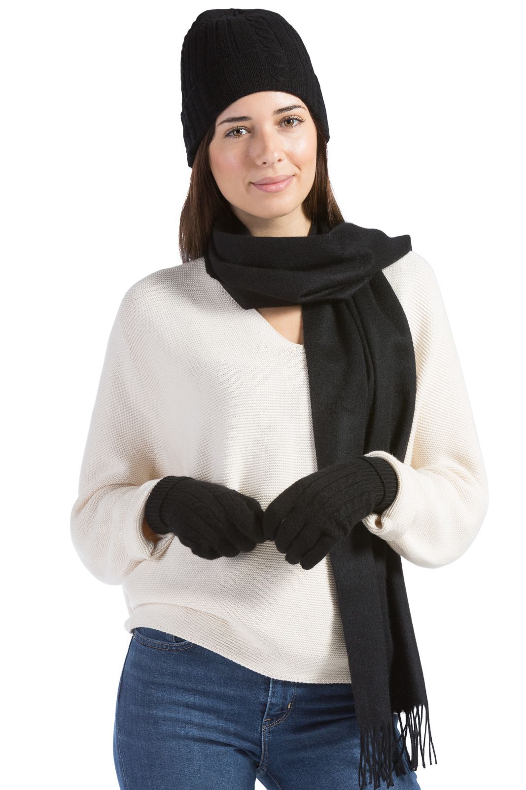 cashmere scarf gloves