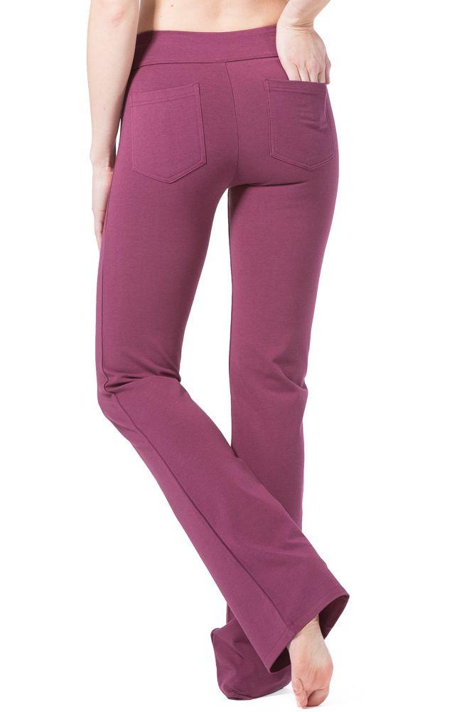 Yoga Pants | Women's Bootleg Yoga Pants with Pockets | Fishers Finery