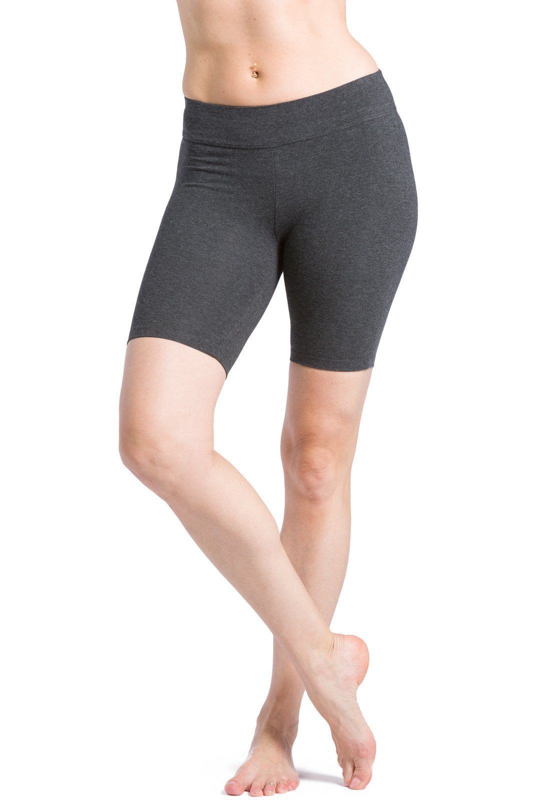 Women's Leggings | Mid Thigh Yoga Active wear Tights | Fishers Finery