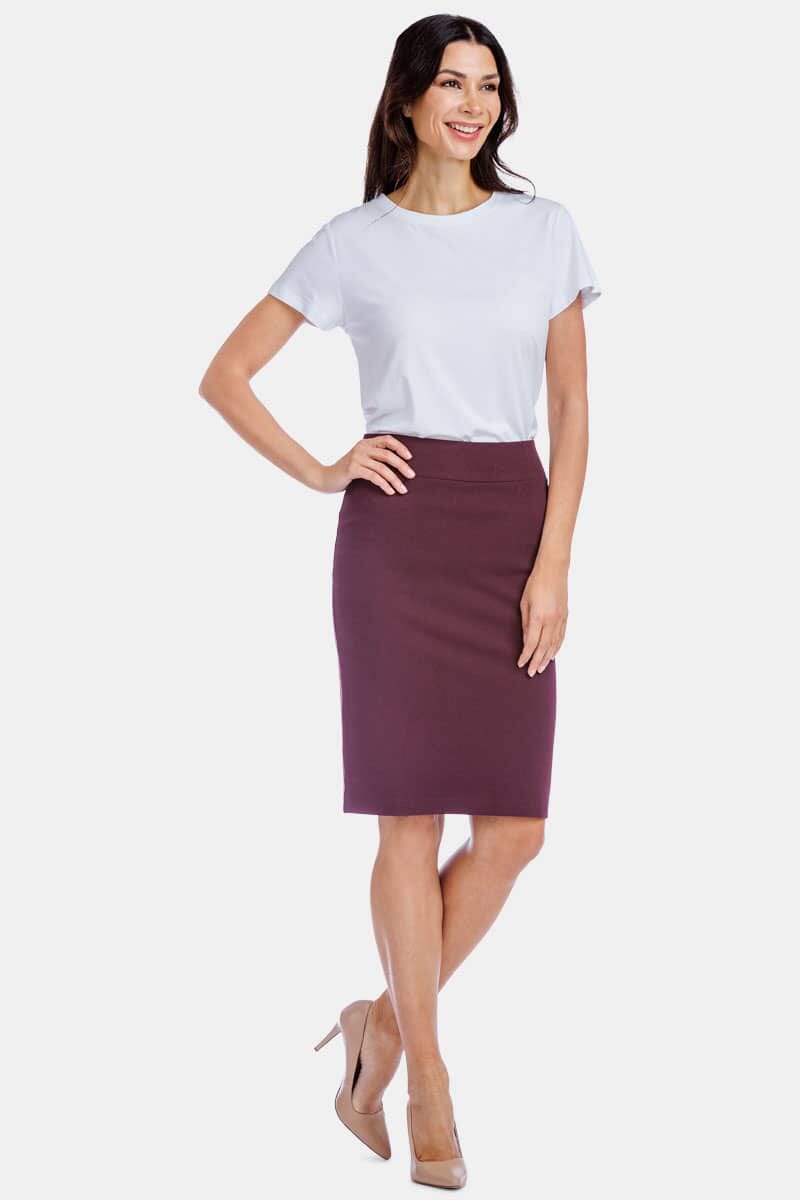 Ponte Skirts | Shop Ponte Knit Stretch Pencil Skirts | Fishers Finery