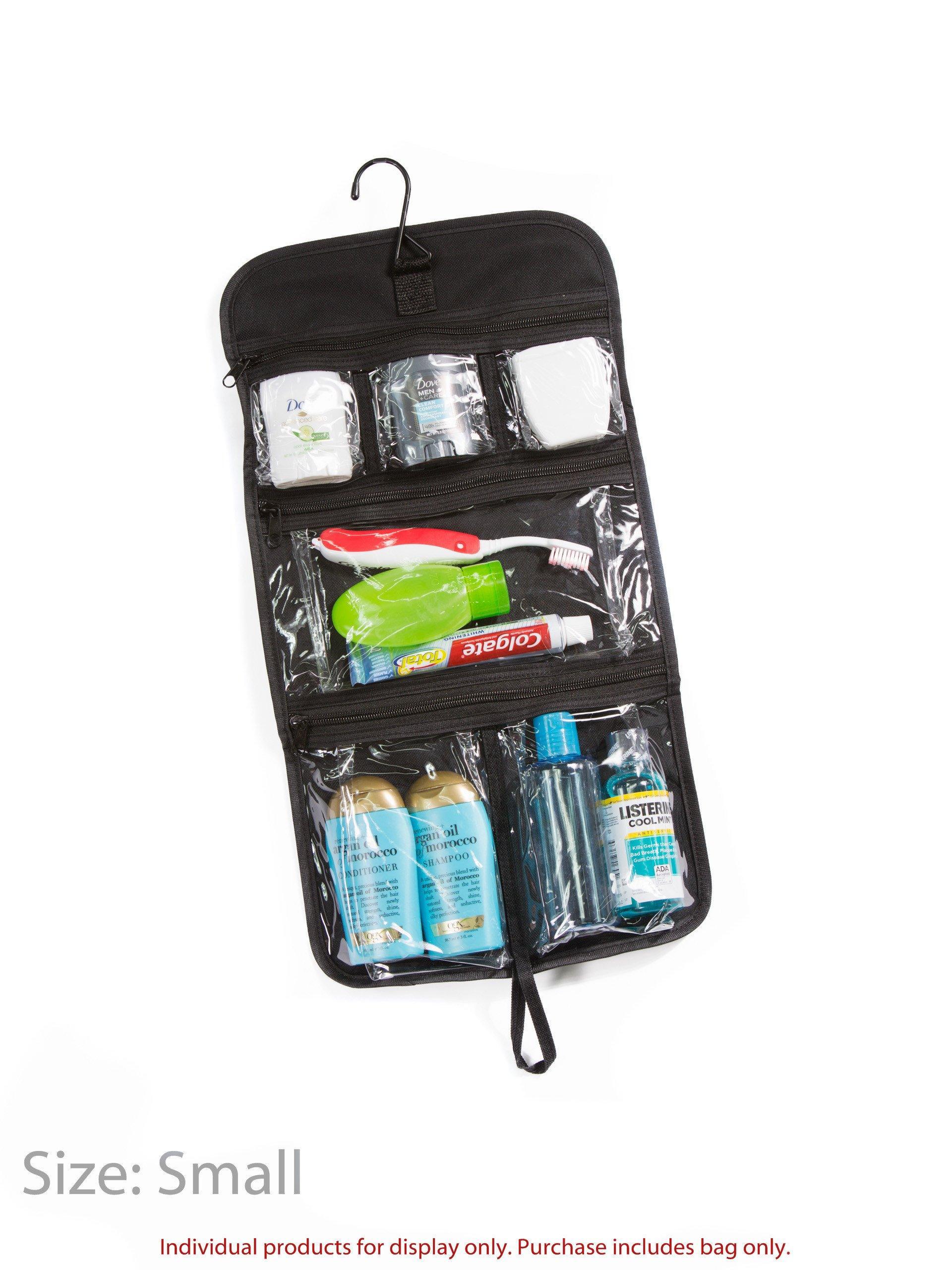 hanging travel bag for toiletries