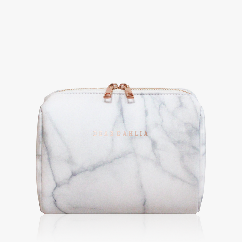 Marble Print Makeup Bag