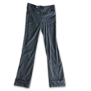 Y2K BEBE Low Rise Pin Stripe Black/White Flare Pants