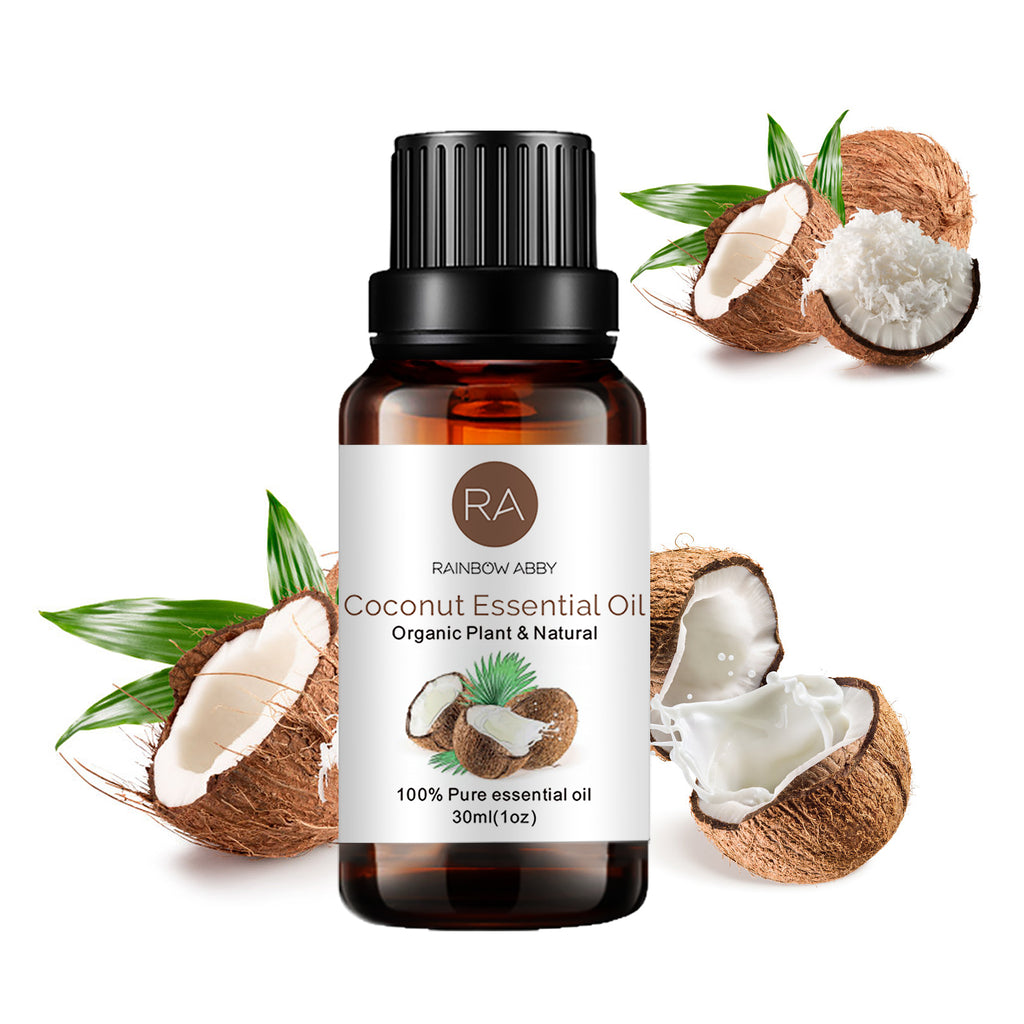 2 Bottles Coconut Essential Oil 100% Pure Aromatherapy Essential Oils –  RainbowAbby 2013