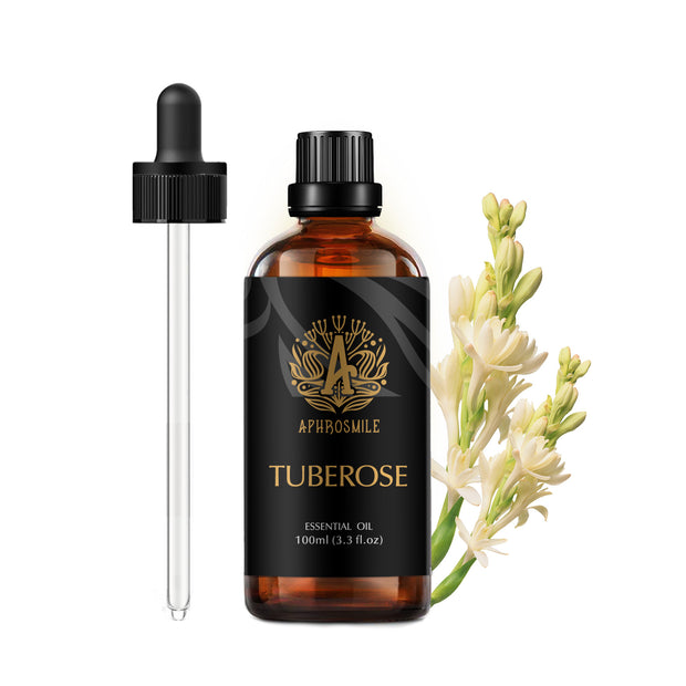 Tuberose Essential Oil (30ML), 100% Pure Natural Organic Aromatherapy  Tuberose Oil for Diffuser, Massage, Skin Care, Yoga, Sleep