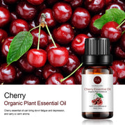 Aceite esencial de cereza, aromaterapia natural 100% puro Aceite de cereza para difusor (10 ml)