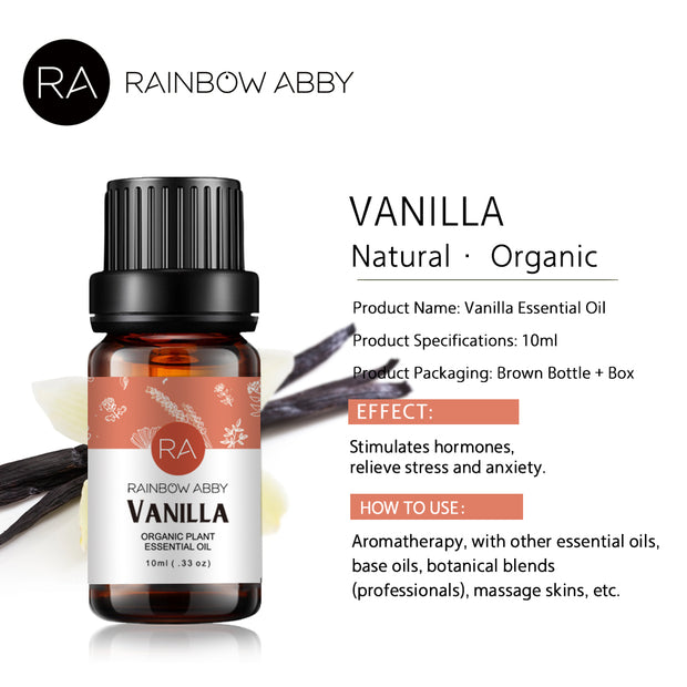 10ml Vanilla Essential Oil – RainbowAbby 2013