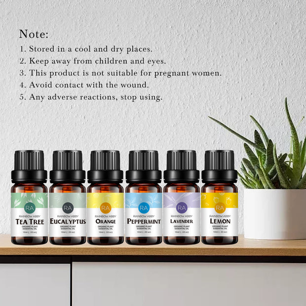Aeshory Essential Oils Set 20x10ml Pure Aromatherapy Oils Kit for Humidifier Diffuser