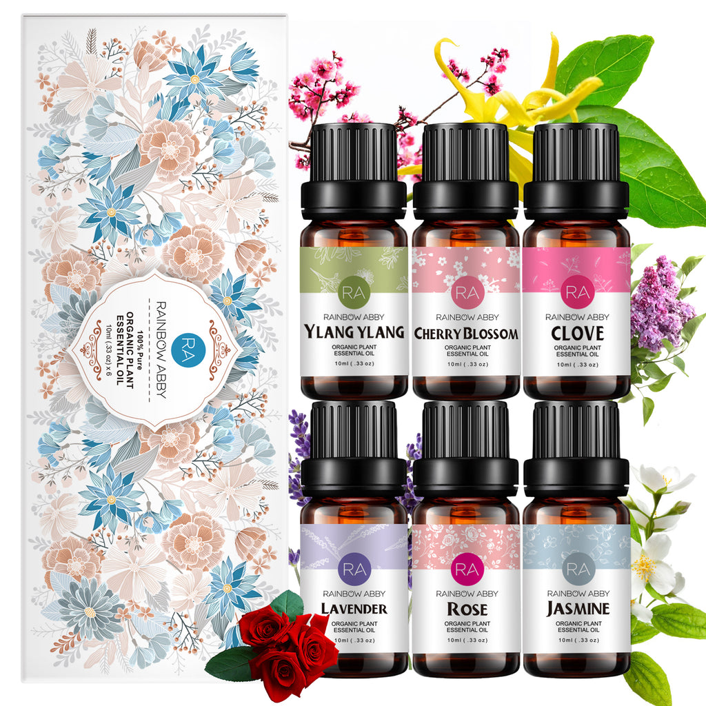 6-Pack 10ml Floral Essential Oils Gift Set: Jasmine,Neroli,Honeysuckle –  RainbowAbby 2013