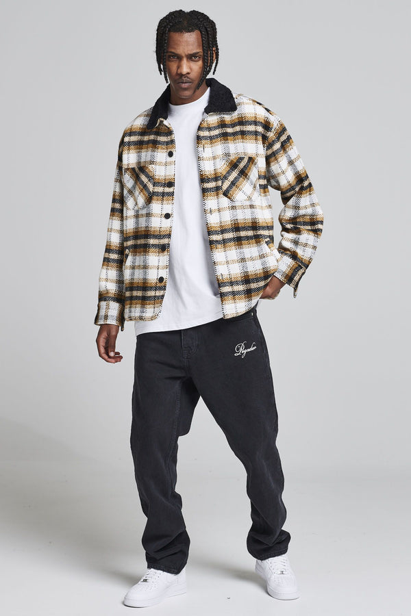 Pegador Sherpa Heavy Flannel Cappuccino - PEGADOR Streetwear