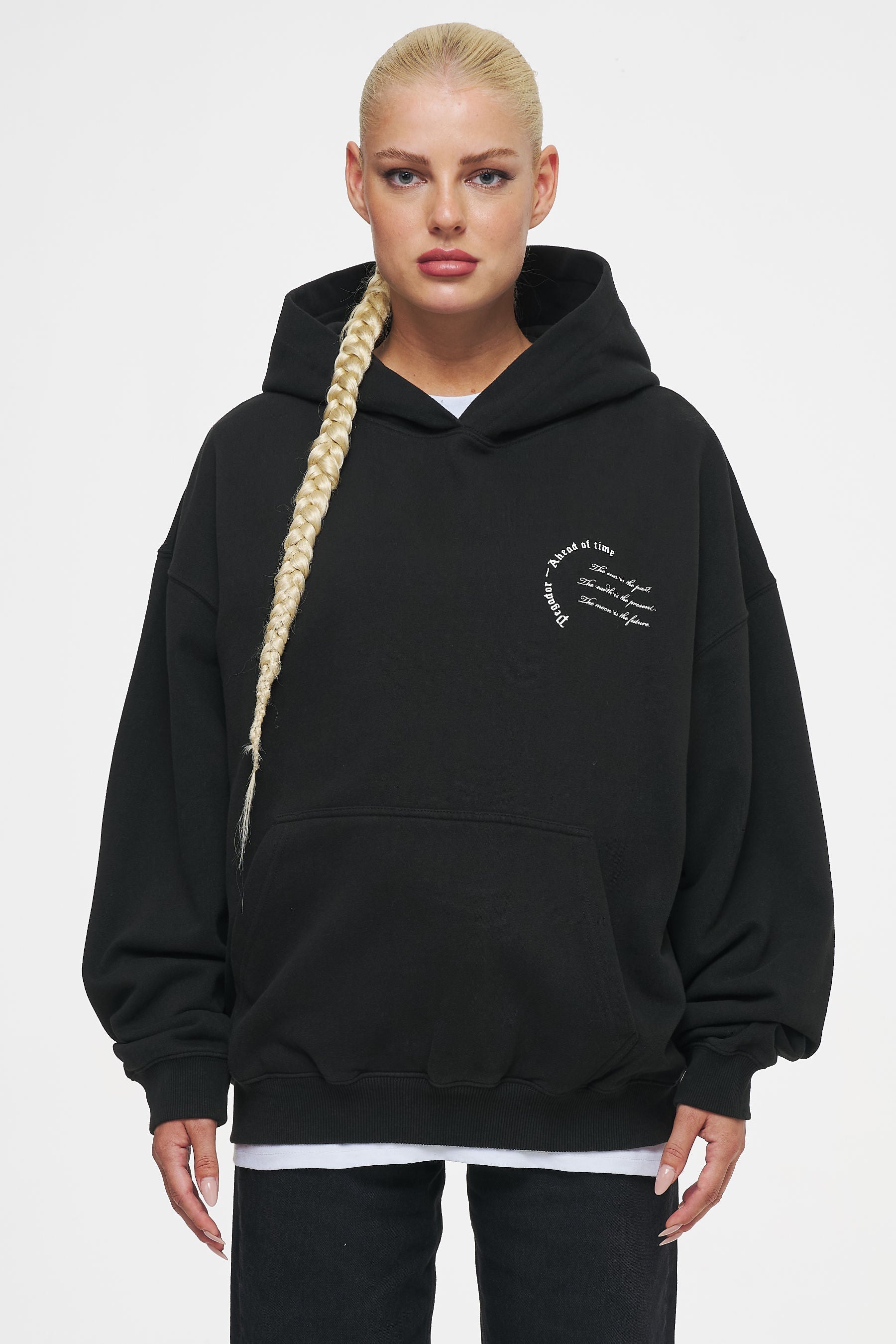 black hoodie xxl