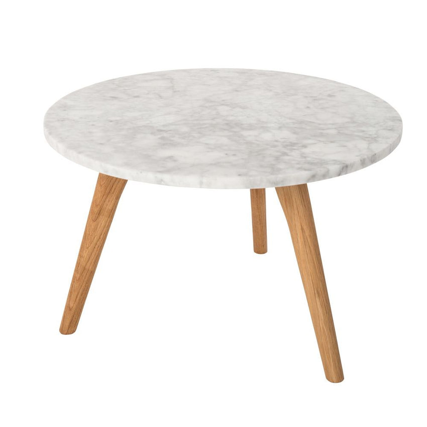 Zuiver Stone Side Table L With Marble Top - Solid – Houseology